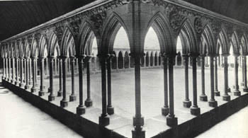 Cloister of Mont St. Michel